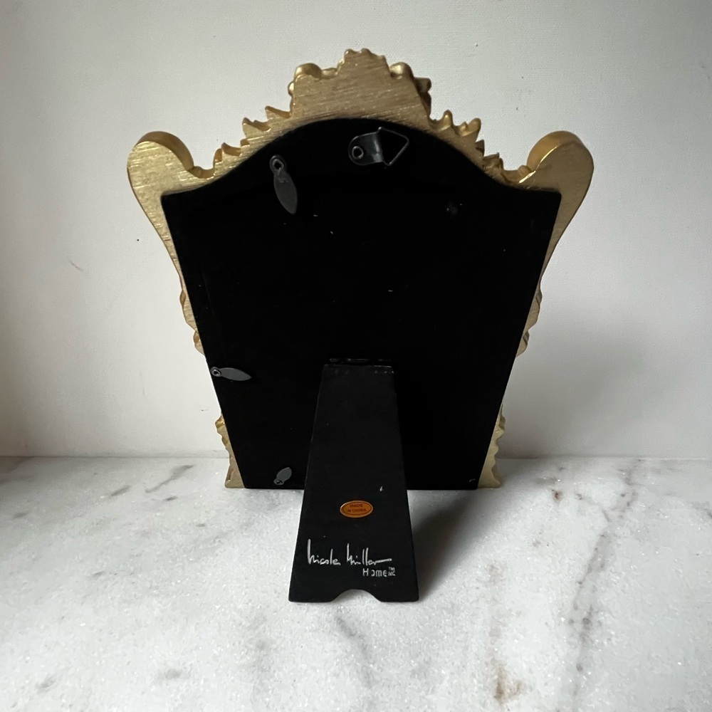 Nicole Miller Gold Ornate Picture Frame for 5x7” photo - Picture 8 of 10